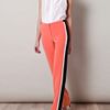 Balenciaga Fluid Crepe Stripe Trousers in Pink (coral) - Lyst