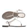 Bottega Veneta Karung Snake Flat Sandals in Animal (snake) - Lyst