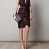 Burberry Prorsum Overdyed Print Dress in Black - Lyst