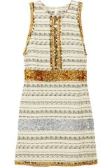 By Malene Birger Callinga Embellished Striped Tweed Dress