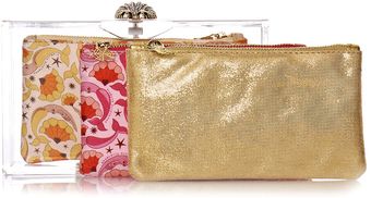  Pandora Perspex Clutch Bag 