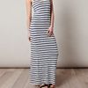 Closed Stripe Maxi Dress in White - Lyst