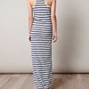 Closed Stripe Maxi Dress in White - Lyst