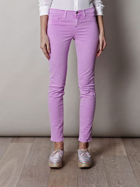 J Brand 811 Midrise Jeans in Purple - Lyst