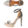 Lanvin Swarovskicrystal Sandals in Silver (taupe) - Lyst