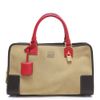 Loewe Amazona Oro Suede Bag in Beige (sand) - Lyst