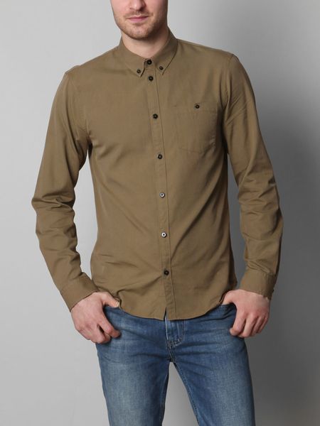 Marc By Marc Jacobs Oxford Shirt in Green for Men (khaki) - Lyst