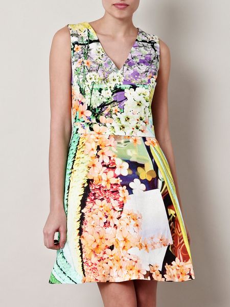 Mary Katrantzou Balalaika Floral Dress in Floral - Lyst