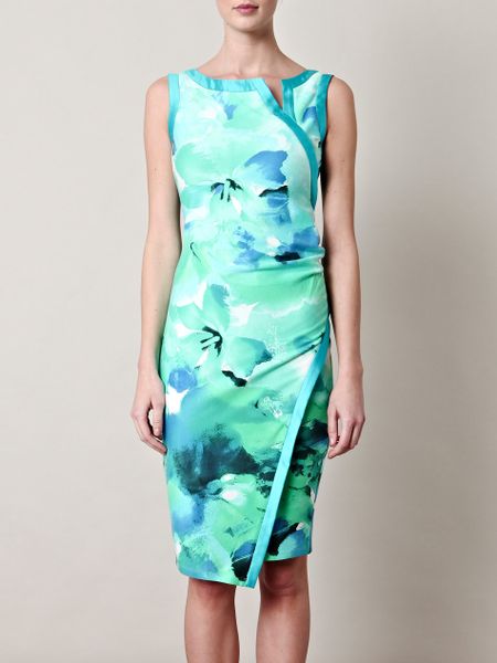 Max Mara Perugia Dress in Blue (green) - Lyst