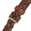 Mulberry Thin Plaited Belt in Brown - Lyst