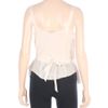 Nina Ricci Jersey Sleeveless Drape Top in White - Lyst