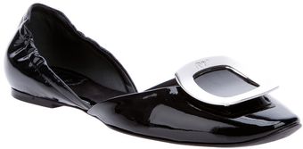 Roger Vivier Ballerine Chips Flat - Lyst