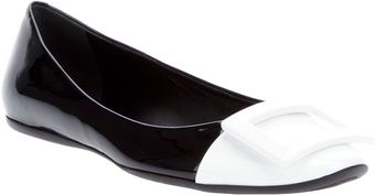Roger Vivier Gommette Ballerine Duo Flat - Lyst