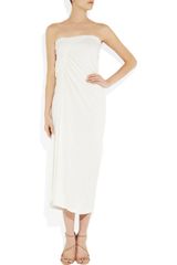 Sophia Kokosalaki Iris Convertible Ruched Stretch Crepe Dress