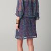 Antik Batik Tica Print Dress in Blue - Lyst