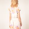 Asos Collection Skater Dress With Floral Border Print in Beige (cream) - Lyst