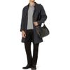 Bill Amberg Nappa Leather Messenger Bag in Black for Men - Lyst