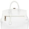 Desmo Sara Leather Top Handle in White - Lyst