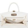 Desmo Sara Leather Top Handle in White - Lyst