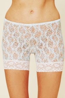 Free People Printed Lace Bike Shorts - Lyst
