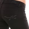 Guess Starlet Straight Stretch Satin Pant in Black - Lyst
