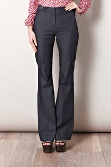 L'Agence Flared Denim Trousers - Lyst