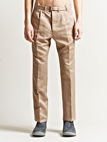 Maison Martin Margiela 10 Mens Bronze Buckled Trousers - Lyst