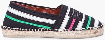 Marc By Marc Jacobs Striped Textile Espadrilles Flats - Lyst