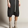 Rick Owens Mens Pod Drop Crotch Shorts in Black for Men - Lyst