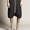Rick Owens Mens Pod Drop Crotch Shorts in Black for Men - Lyst