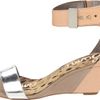 Sam Edelman Sam Edelman Womens Sophie Wedge Sandal in Orange (silver/natural) - Lyst