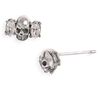 Tom Binns Momento Mori Skull Crystal Stud Earrings in Silver - Lyst