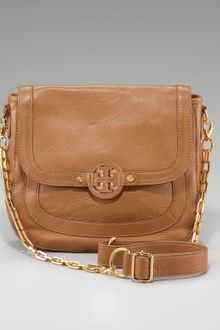 Tory Burch Amanda Pebbled Messenger - Lyst