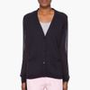 3.1 Phillip Lim Silk Blend Chiffon Back Cardigan in Black - Lyst