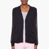 3.1 Phillip Lim Silk Blend Chiffon Back Cardigan in Black - Lyst