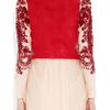 Antonio Berardi Embellished Silk Organza Jacket in White (blush) - Lyst
