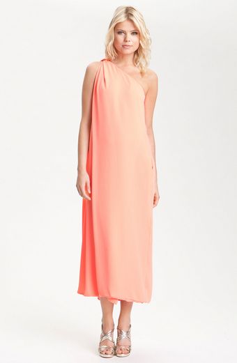  Liluye One Shoulder Column Dress 
