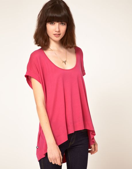Dr. Denim Dr Denim Relaxed Tshirt in Pink - Lyst