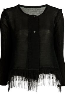 Issey Miyake Cauliflower Fringe Cardigan - Lyst