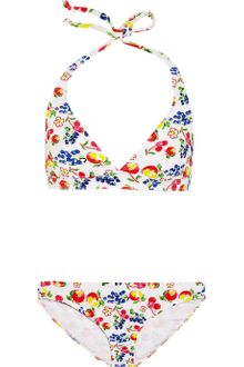 Pret-a-surf Printed Halter Neck Bikini - Lyst