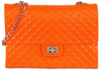 Designinverso Quilted Pvc Shoulder Bag - Lyst