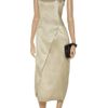 Giorgio Armani Metallicwoven Oneshoulder Dress in Gold - Lyst