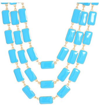  Park Guell 3 Row Bib Necklace 