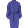 Matthew Williamson Washed Silk Safari Dress in Blue - Lyst
