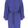 Matthew Williamson Washed Silk Safari Dress in Blue - Lyst