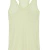T By Alexander Wang Loose Fit Racerback Tank in Green - Lyst