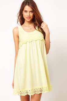 ASOS Collection Asos Swing Dress with Embroidery - Lyst