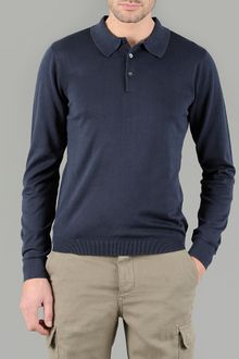 Aspesi Long Sleeve Polo Shirt - Lyst