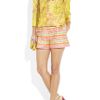 Carven Printed Jacquard Platform Sandals in Multicolor (multicolored) - Lyst