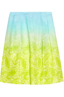 Jonathan Saunders Harmont Degradé Jacquard Skirt - Lyst